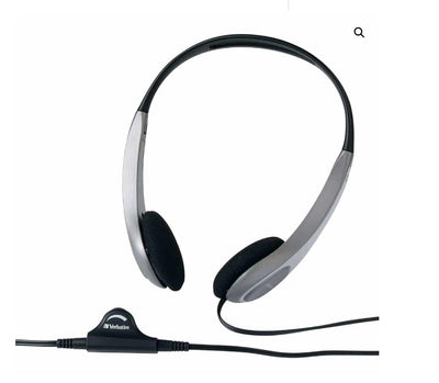 Verbatim Multimedia Headset with Volume Control Headphone - Ideal for Office