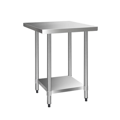 NNEDSZ 762 x 762mm Commercial Stainless Steel Kitchen Bench-0