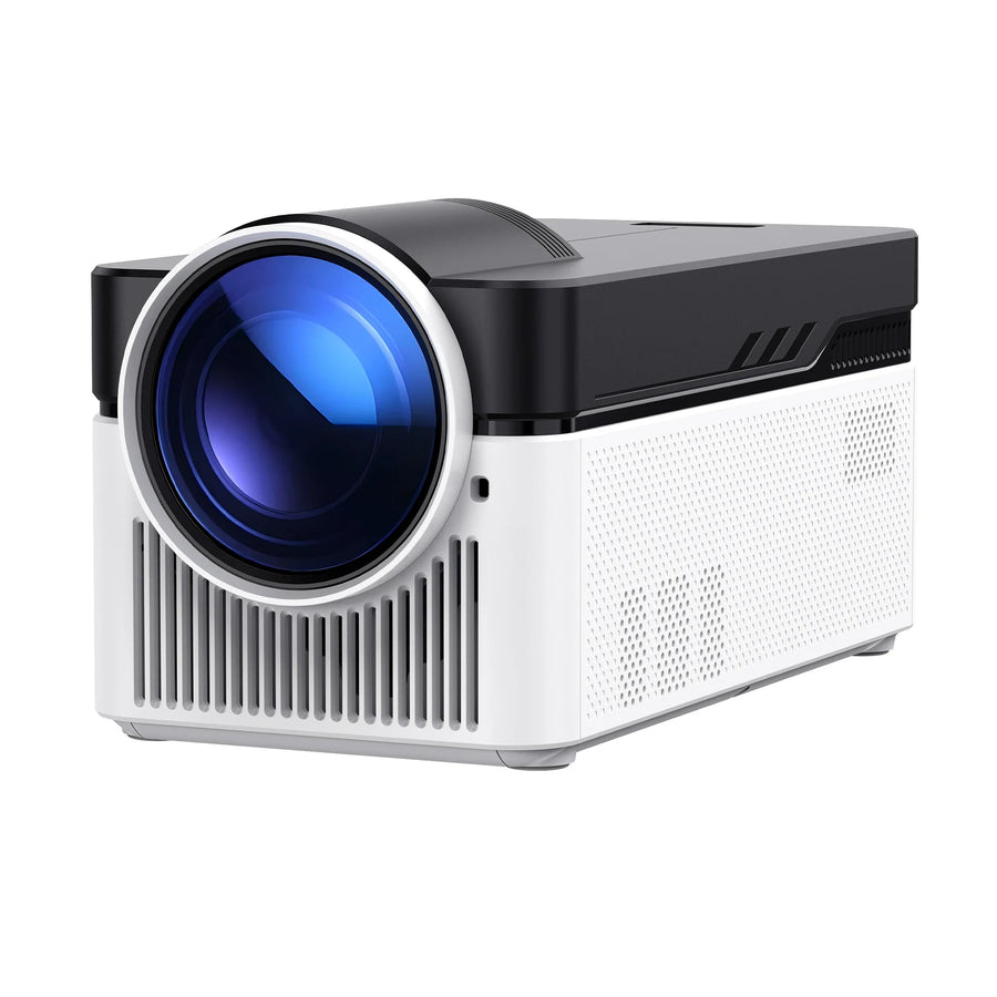 NNEOBA Smart Projector 8K Supported 1080P White-0