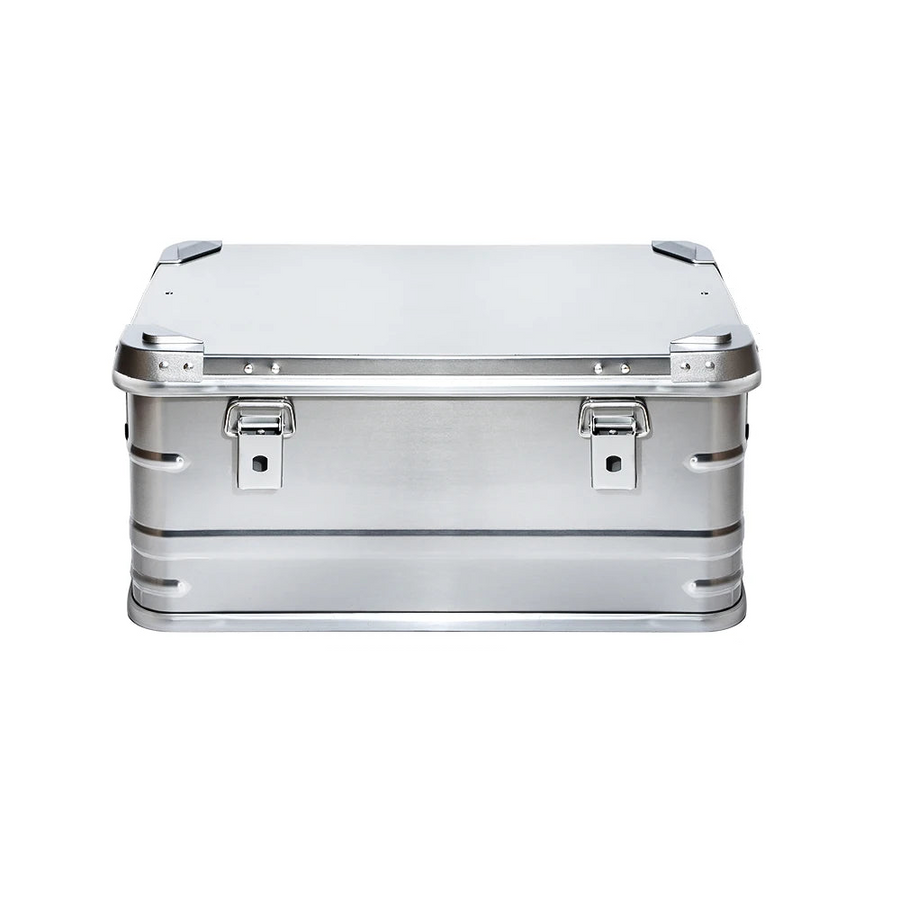 NNEOBA Heavy-Duty Aluminum Alloy Outdoor Storage Box 30L Silver-0