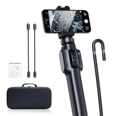 NNEOBA 8mm 360 Articulating Endoscope Camera Black-0