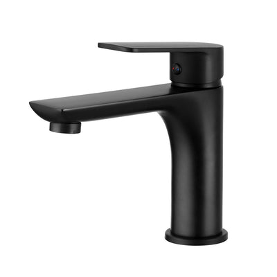 NNEDSZ Bathroom Basin Mixer Tap Brass Faucet Vanity Laundry Sink Black-0