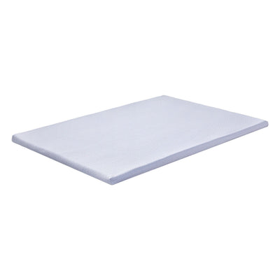 Giselle Bedding Latex Topper 100% Natural Latex Toppers 7-zone w/ Ice Silk Cool-touch Fabric Cooling Cover Double 5cm-0