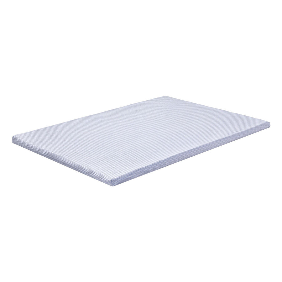 Giselle Bedding Latex Topper 100% Natural Latex Toppers 7-zone w/ Ice Silk Cool-touch Fabric Cooling Cover Double 5cm-0