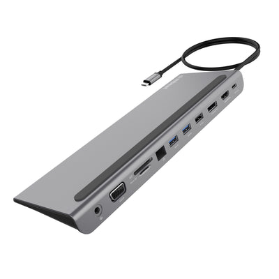 MBEAT® Elite Triple Display USB-C Docking Station with 100W Power Delivery 1xHDMI