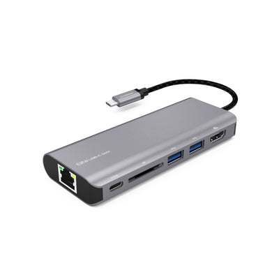 MBEAT® Elite USB Type-C Multifunction Dock - USB-C/4k HDMI/LAN/Card Reader/Aluminum Casing/Compatible with