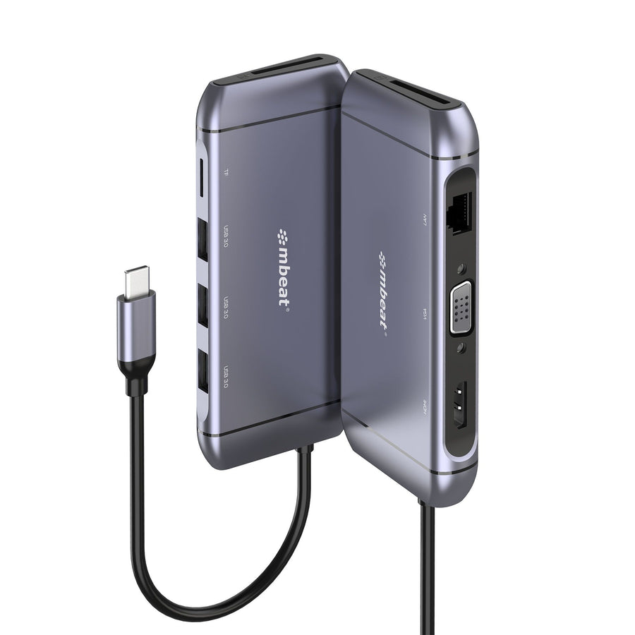 MBEAT® Elite X9 9-in-1 Multifunction USB-C Docking Station 1x HDMI