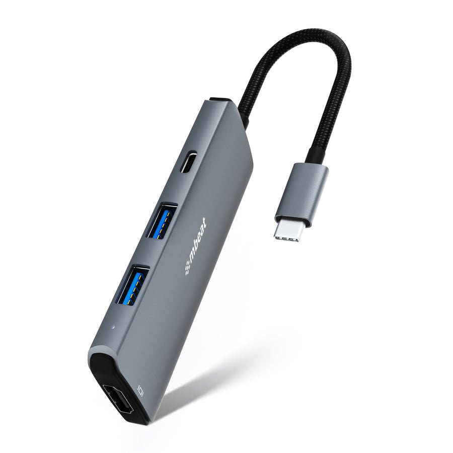 MBEAT® Elite 7-in-1 Multifunction USB-C 3.2 Hub with 8K HDMI 100W Pass Through - 1x HDMI