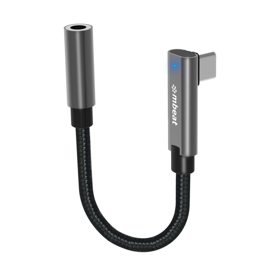 MBEAT® Elite USB-C to 3.5mm Audio Adapter - Add Headphone Audio Jack to USB-C Computers