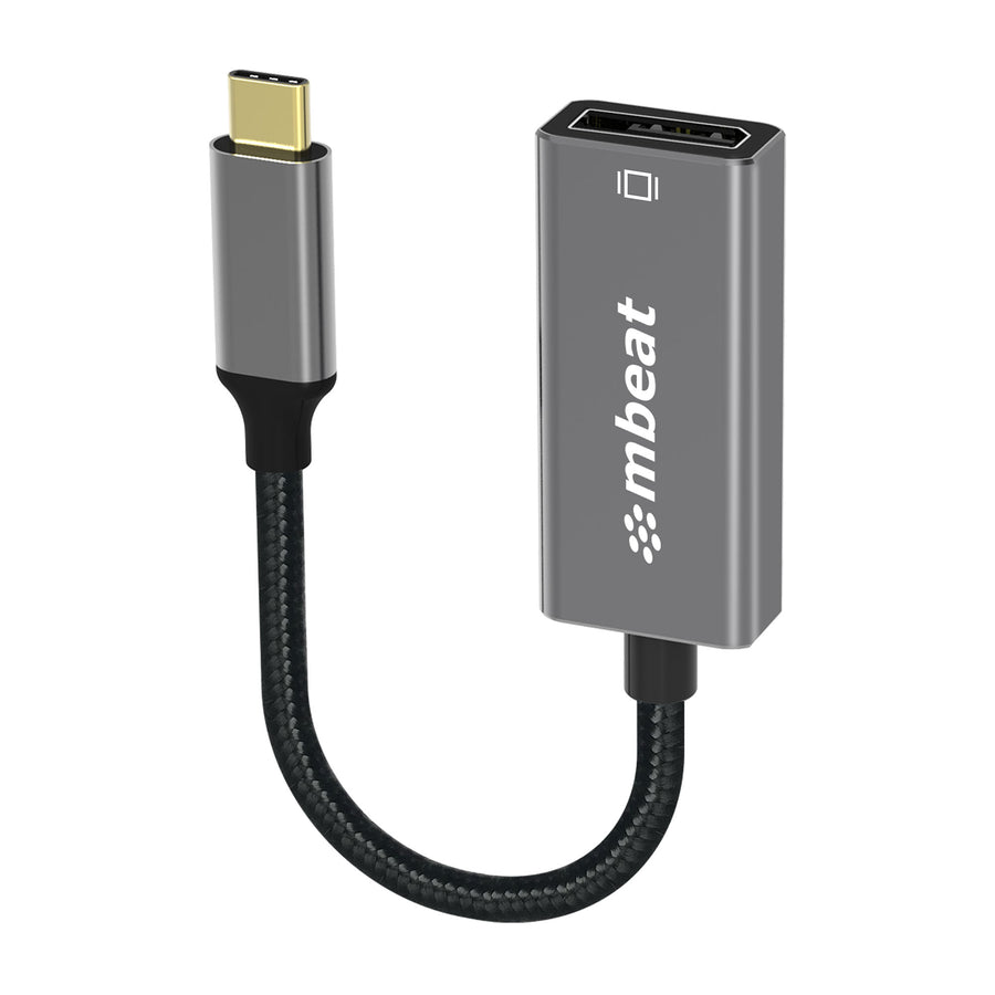 MBEAT® Elite USB-C to Display Port Adapter -Converts USB-C to DisplayPort female port