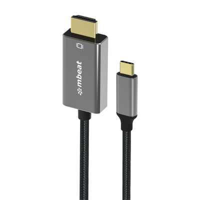 MBEAT® Tough Link 1.8m 4K USB-C to HDMI Cable - Extend USB-C Laptop