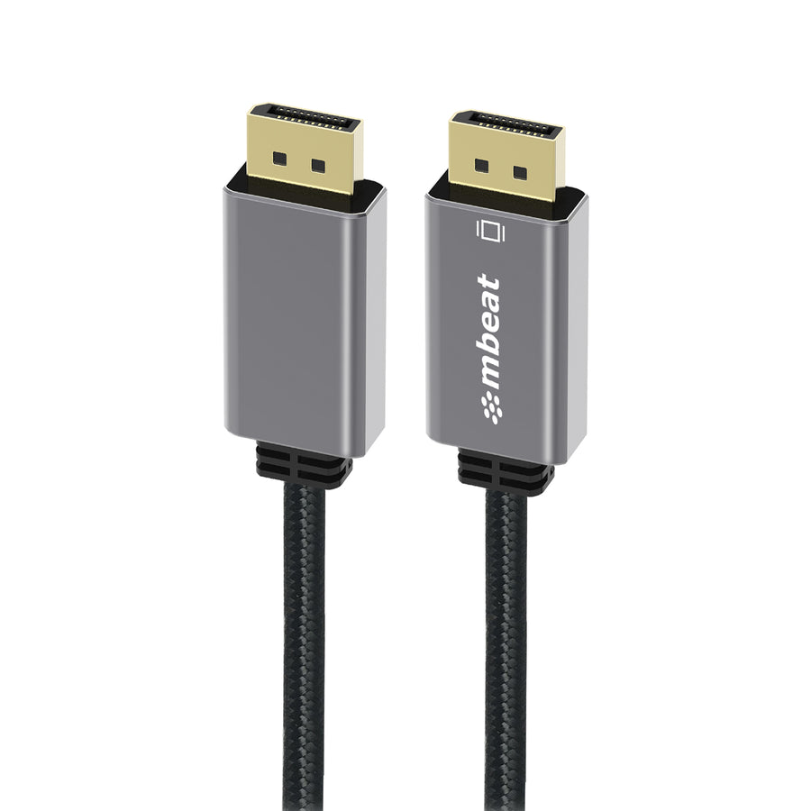 MBEAT® Tough Link 1.8m Display Port Cable v1.4 - Connects Computer