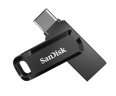 Sandisk 512GB Ultra Dual Drive Go 2-in-1 USB-C & USB-A Flash Drive Memory Stick 150MB/s USB3.1 Type-C Swivel for