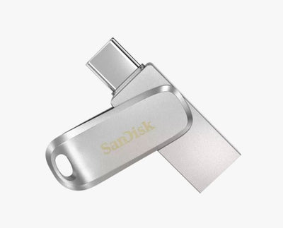 Sandisk SDDDC4 1TB, Metal, USB 3.2 Gen 1 Type C reversible connector