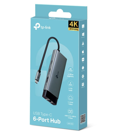 TP-LINK UH6120C USB Type-C 6-Port Hub