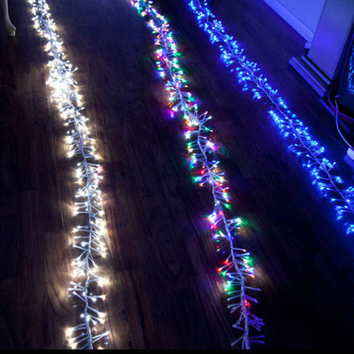 NNEDSZ Samland LED Firecracker Effect Fairy Icicle Chaser Light for Christmas Decoration in Warm White-0