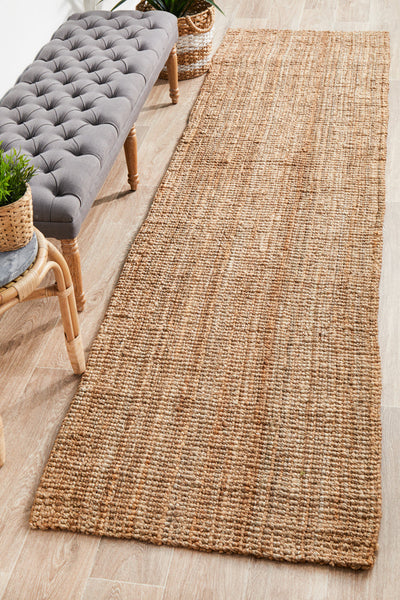 NNEDSZ Atrium Barker Natural Runner by Rug Culture - 300X80CM-0
