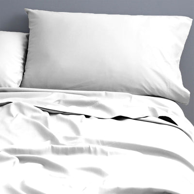 NNEDSZ Natural Cotton 500 Thread Count White Sheet Set by Park Avenue King-0