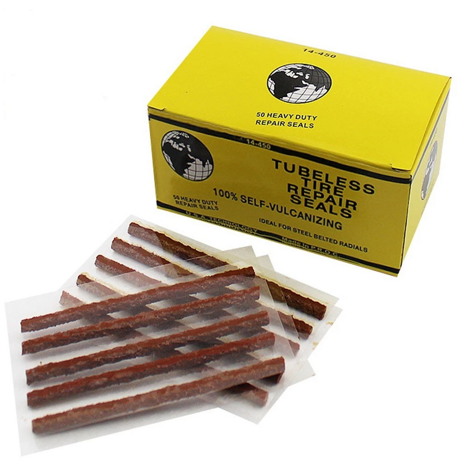 100PC Car Auto 4WD Tyre Tubeless Seal Plug Tire Puncture Repair Strings Strip