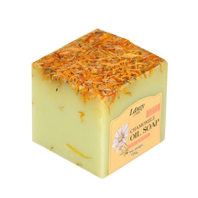 rose oil soap, natural soap, moisturizing soap, deep cleansing soap, handmade soap, shea butter soap, rosehip oil soap, gentle soap for all skin types - Chamomile - Size 2pcs