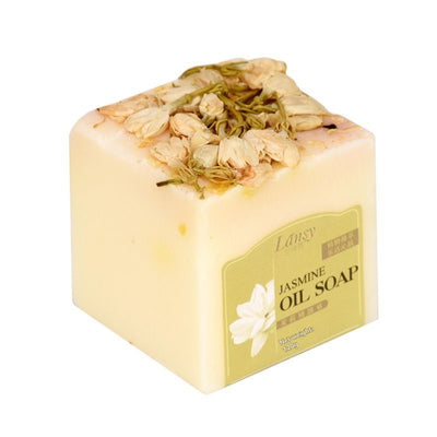 rose oil soap, natural soap, moisturizing soap, deep cleansing soap, handmade soap, shea butter soap, rosehip oil soap, gentle soap for all skin types - Jasmine - Size 2pcs