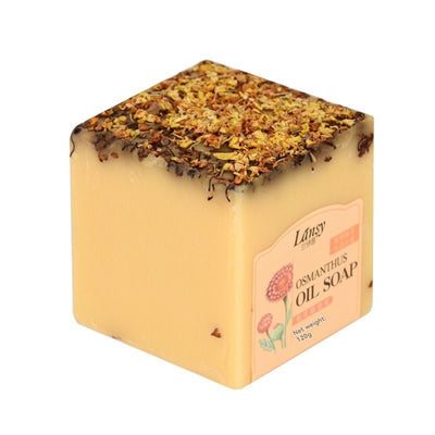 rose oil soap, natural soap, moisturizing soap, deep cleansing soap, handmade soap, shea butter soap, rosehip oil soap, gentle soap for all skin types - Osmanthus fragrans - Size 2pcs