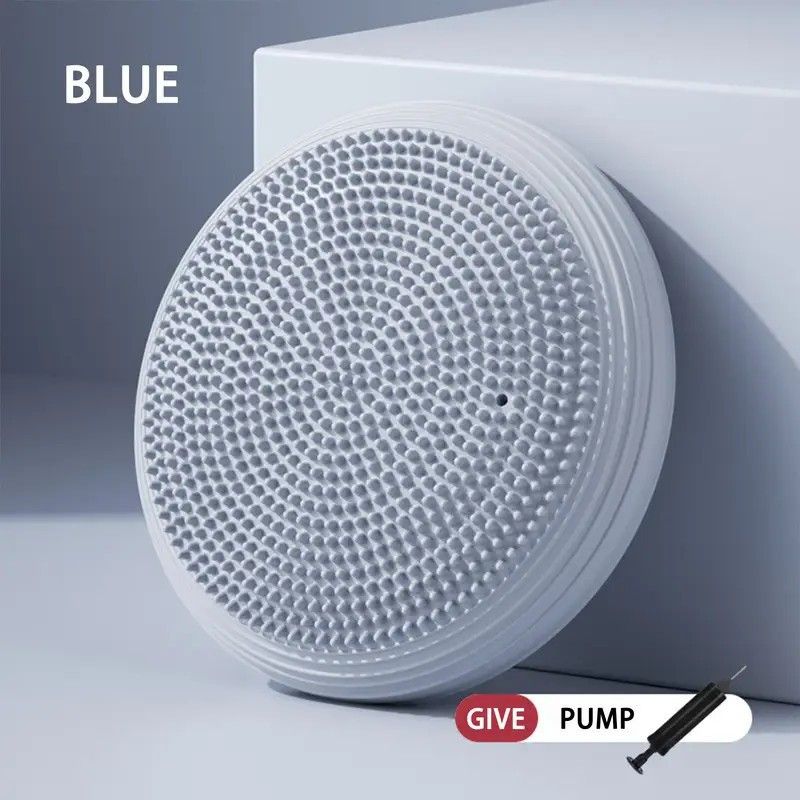 balance disc, air cushion, foot massage, core strength, stability training, rehabilitation, ankle recovery, knee rehab, kids balance, yoga accessory, fitness equipment, Australia - Blue - Size L
