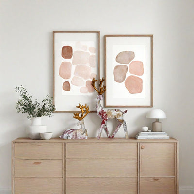 Christmas reindeer decorations, New Year decorations, wedding decorations, desk decor, home decor, TV cabinet decor, modern Christmas decor, Australian holiday decor, festive reindeer statues - Christmas - Size 7