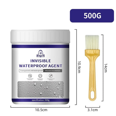 transparent waterproof coating, clear sealant, waterproof sealant Australia, RV waterproofing, roof waterproofing, wall waterproofing, window waterproofing, gutter waterproofing, pipe waterproofing, outdoor sealant, DIY waterproofing - White - Size 1000ml