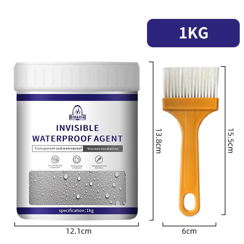 transparent waterproof coating, clear sealant, waterproof sealant Australia, RV waterproofing, roof waterproofing, wall waterproofing, window waterproofing, gutter waterproofing, pipe waterproofing, outdoor sealant, DIY waterproofing - White - Size 300ml