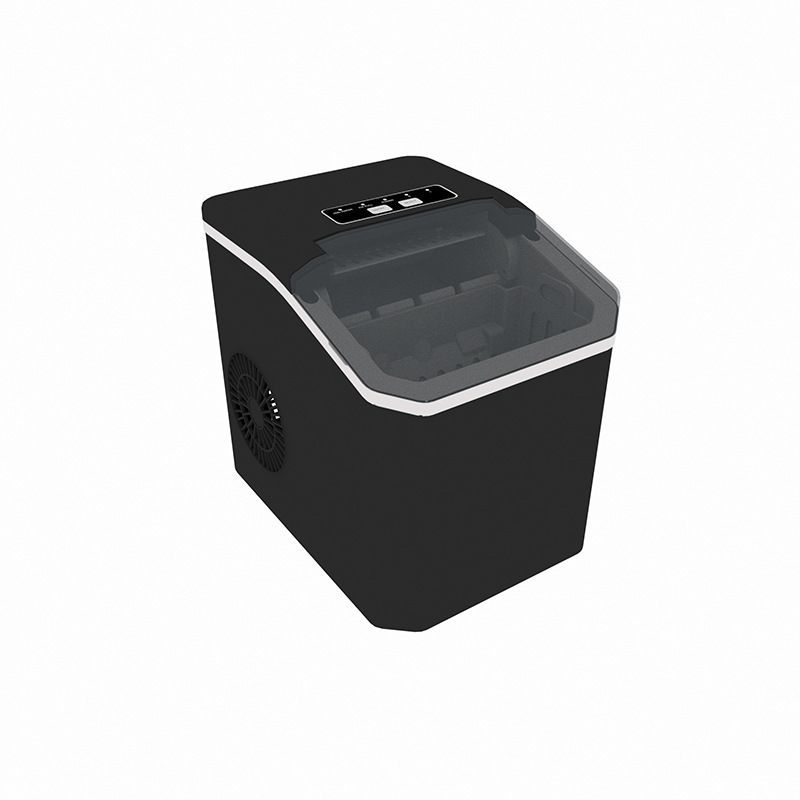 mini ice maker, household ice maker, portable ice maker, desktop ice maker, automatic ice maker, smart ice maker, bullet ice maker, dormitory ice maker, Australia, summer, small appliance, countertop ice machine - Black - Size Australian Standard