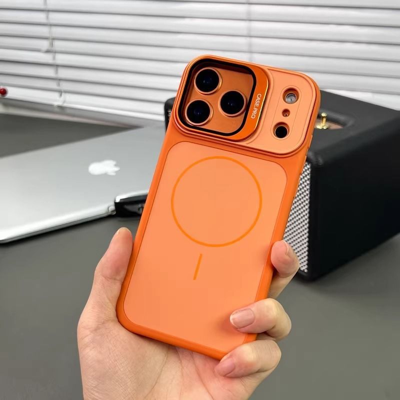 transparent phone case, magnetic phone case, animated phone case, phone accessories, phone protection, Australia phone case - Orange - Size iPhone17promax