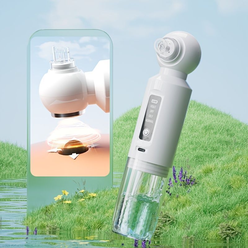 Blackhead Cleaner Vacuum Pore Cleaner Electric Blackhead Remover USB - White - Size 001
