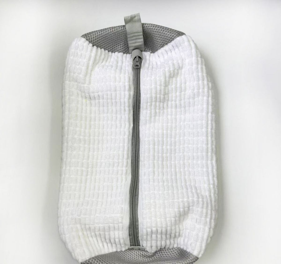 Shoe Washing Machine Bag Durable Shoe Bag Shoe Cleaning Accessory Sneakers - White - Size 001