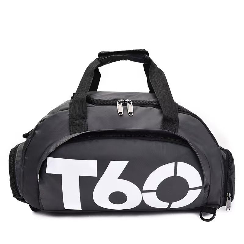 Travel Duffel Bag T60 Duffel Durable Travel Bag Stylish Gym Bag Weekend Bag - Dark Gray - Size 45-25-23CM