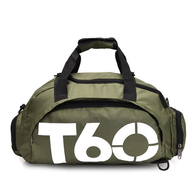Travel Duffel Bag T60 Duffel Durable Travel Bag Stylish Gym Bag Weekend Bag - Military green - Size 45-25-23CM
