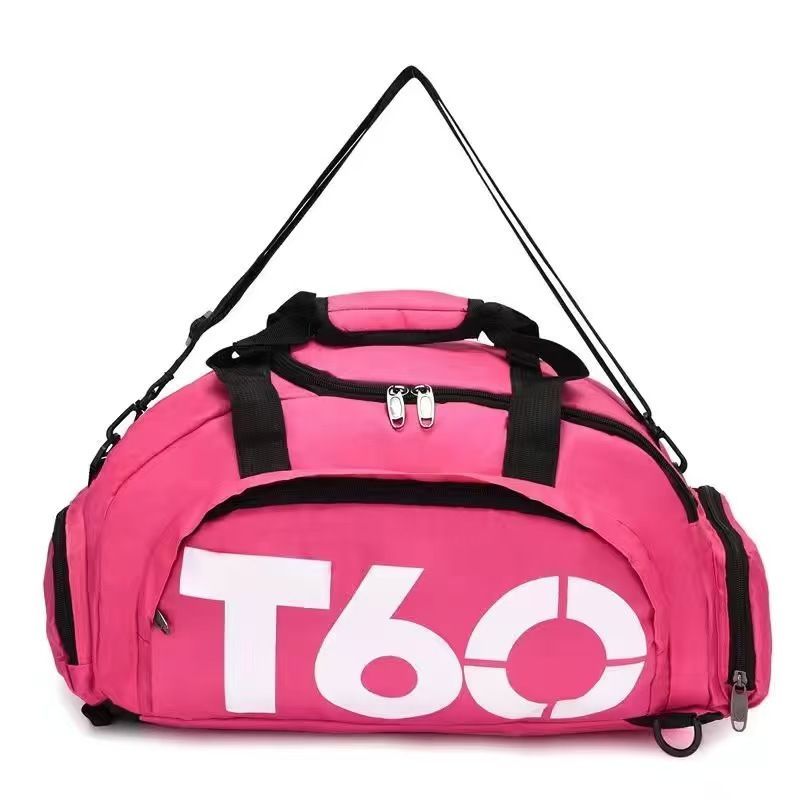 Travel Duffel Bag T60 Duffel Durable Travel Bag Stylish Gym Bag Weekend Bag - Rose red - Size 50-30-28CM