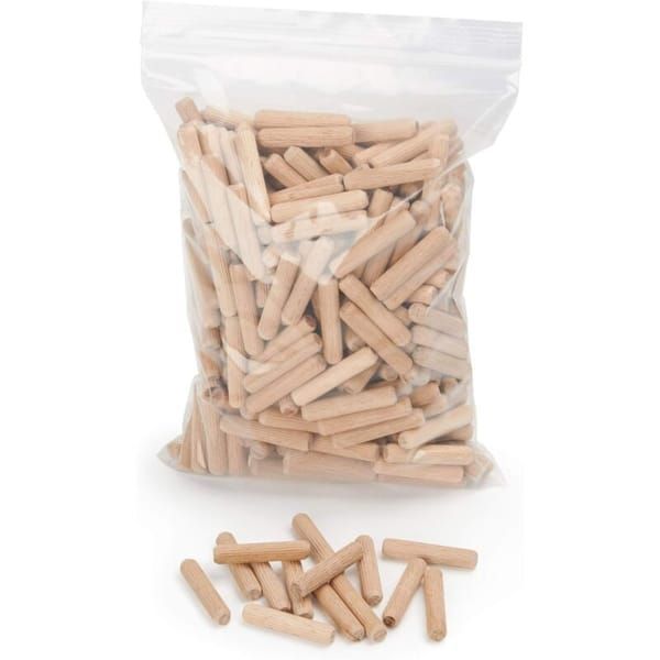 Wood Dowels Beech Wood Dowels Woodworking Supplies Drilling Dowels DIY - Wood color - Size 8-60mm