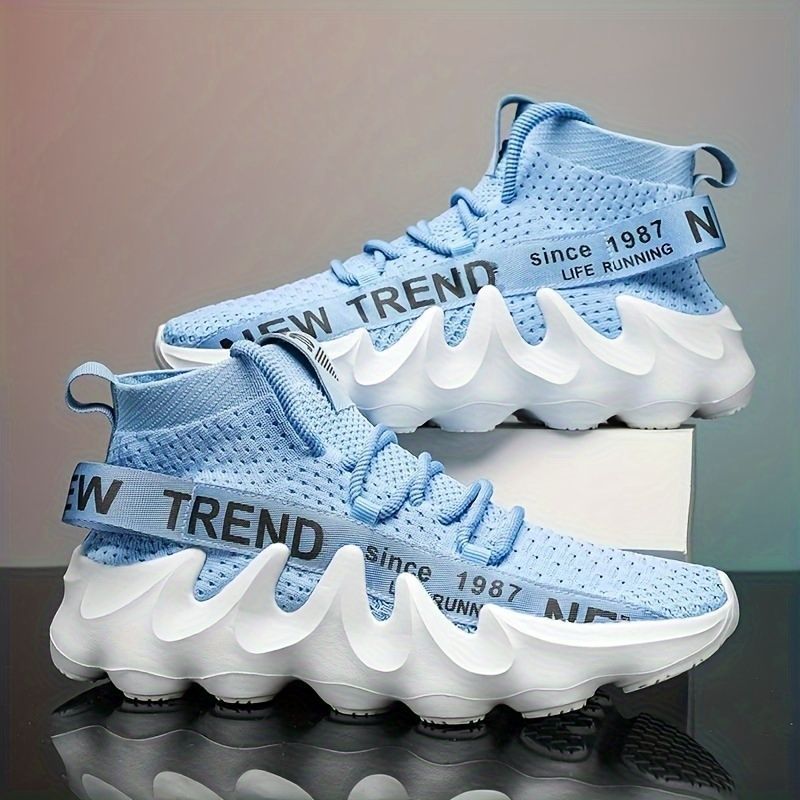 Men'S Casual Sneakers Trendy Shoes Men'S Footwear Comfortable Sneakers Stylish - Blue - Size 40