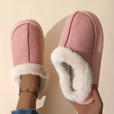 Women'S Furry Slippers Cosy House Shoes Australian Women’S Lounge Slippers Warm - Pink - Size 39
