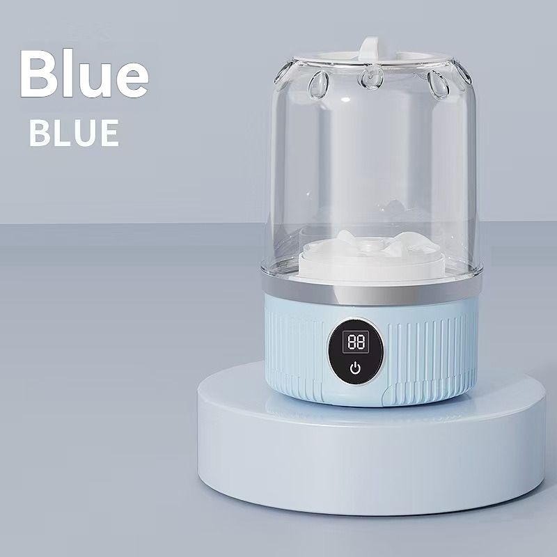 Portable Washing Machine Travel Washing Machine USB Rechargeable Washing - Blue - Size 1689