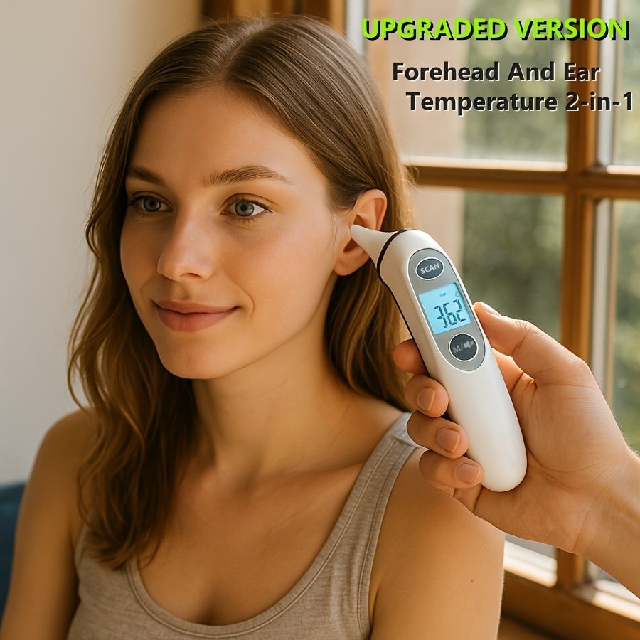 3-In-1 Thermometer Non-Contact Thermometer Forehead Thermometer Ear Thermometer