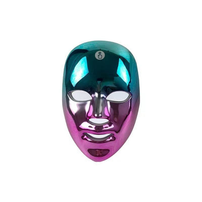 Red Light Mask for Face, 7 Color Red Light Facial Masks, At-Home Facial Care Device, Portable, Cordless, and Rechargeable - Multi-color - Size 230mm