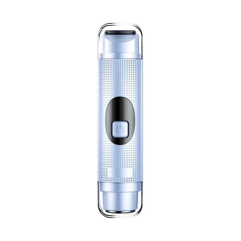2-In-1 Hair Trimmer Portable Shaver Hair Removal Men'S Grooming Women'S - Blue - Size 20cm