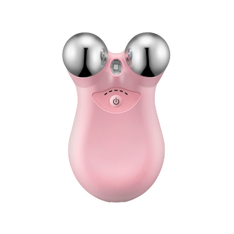 Microcurrent Facial Device,Latest Red Light Technology，Enhances The Ability to Lift The Face and Tighten The Skin，Facial Wrinkle Equipment，Smart Photon Micro-Current Device - Pink - Size 15cm