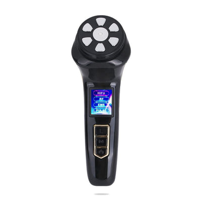 Facial Massager Device – Skin Care Tool for Anti-Aging– Face Lifting & Toning Massager for Hydration & Radiance – Home Spa for Women (Black)