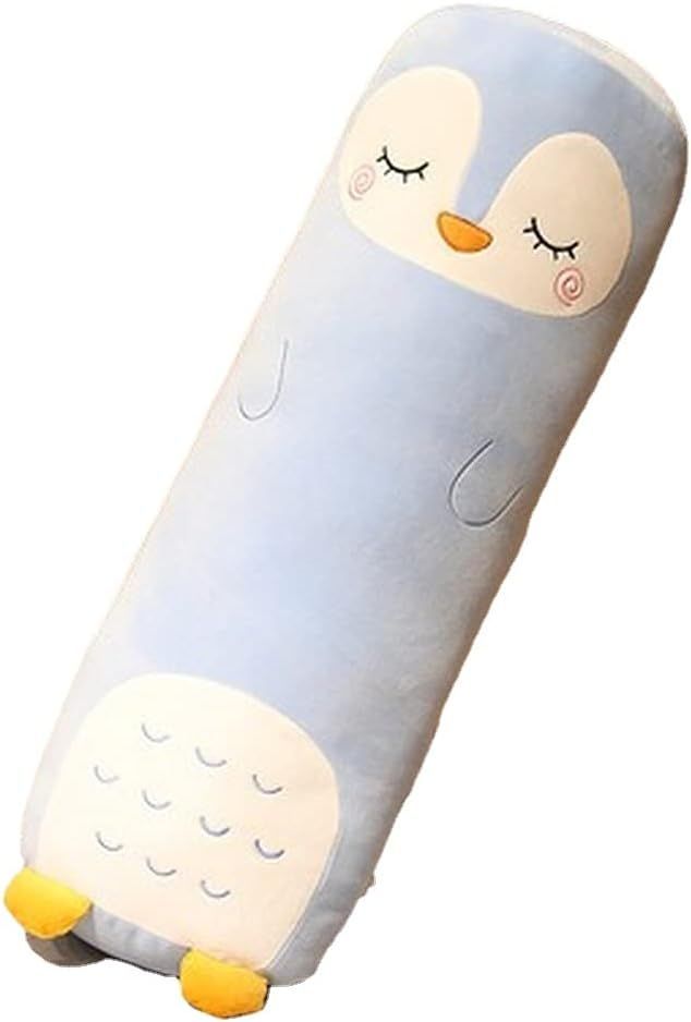 Long-Shaped Pillow Plush Pillow Hugging Pillow Soft Pillow Sleeping Pillow Gift - Blue - Size 39in