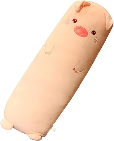 Long-Shaped Pillow Plush Pillow Hugging Pillow Soft Pillow Sleeping Pillow Gift - Pink - Size 33in