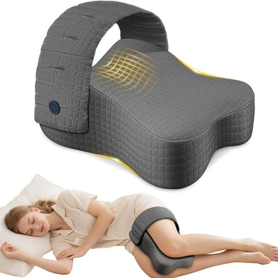 Side Sleeper Knee Pillow Hip Pain Relief Sciatica Pain Relief Ergonomic Leg - Dark Gray - Size 35cm*25cm*16cm