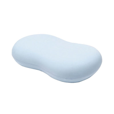 Soft and Comfortable Cat Belly Pillow Home Memory Foam Pillow Cervical Deep Sleep Memory Pillow High Pillow - Sky Blue - Size 55 * 35 * 11cm